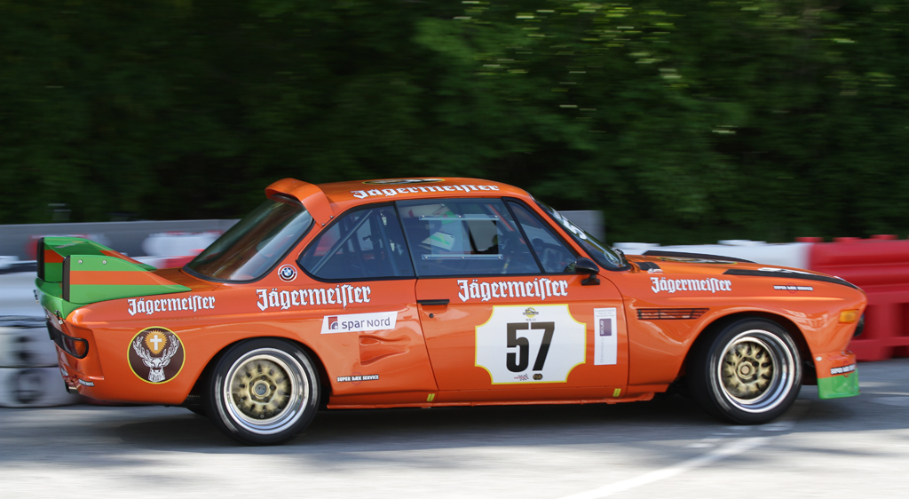 Jan Heiselberg i sin BMW 3,5 CSI
(Foto: Motorsporten.dk)